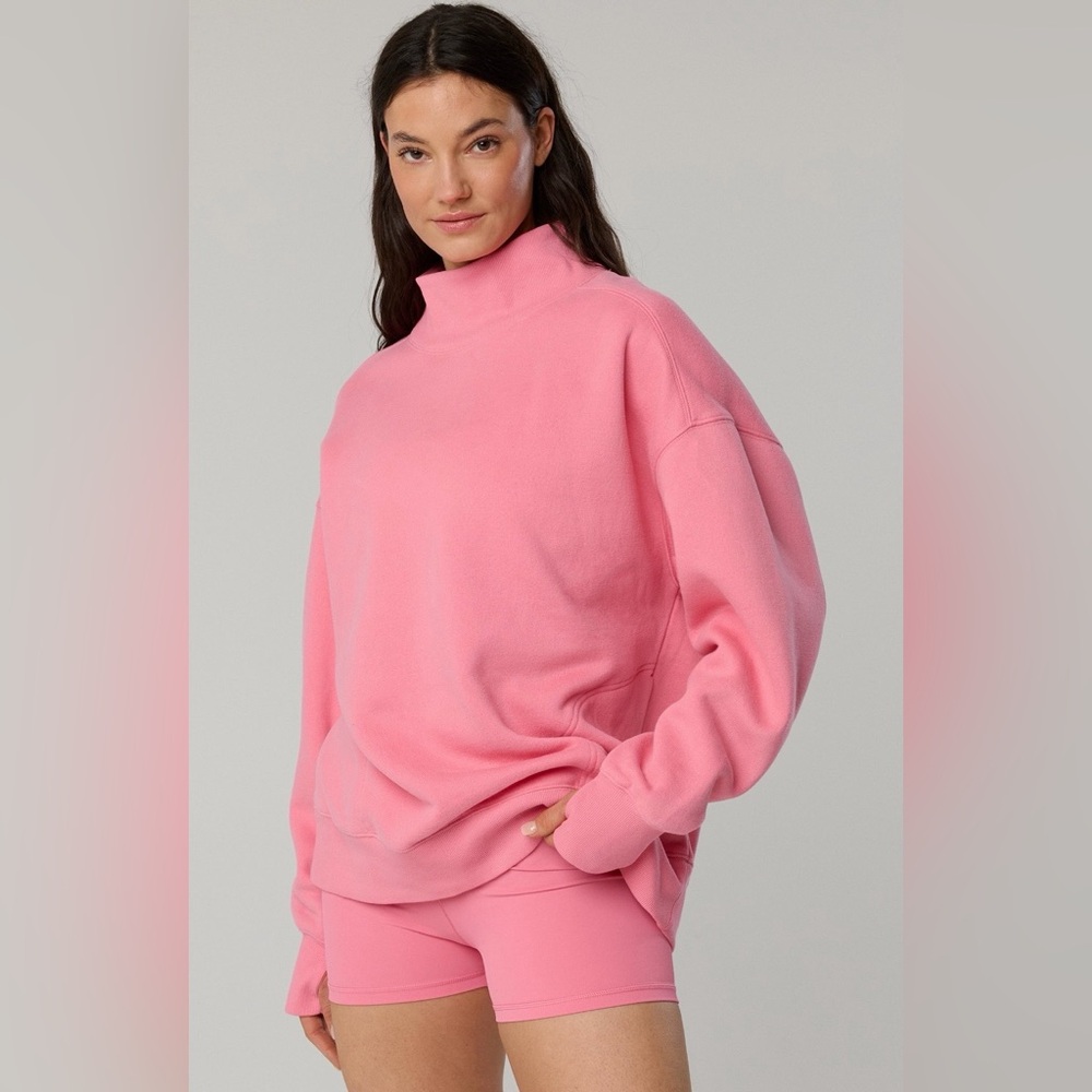 OFFLINE By Aerie Cloud Fleece Oversized Mockneck Sweatshirt